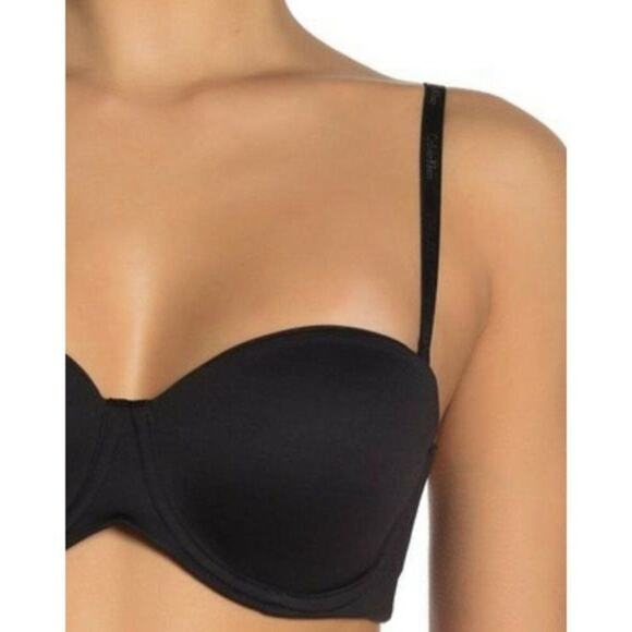CK Lightly Lined Strapless Convertible BrA - Picture 3 of 9